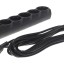 Perfeo сетевой фильтр Perfeo "POWERX", 3,0м, 5 розеток, черный