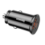 Автомобильное заряд. устр. Baseus Circular Plastic 1USB/1C 30W (CCALL-YS01) черное