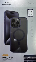 Накладка для i-Phone 15 Keephone Mago Pro Magsafe синий