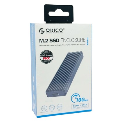 Внешний корпус для SSD M2 Orico M2PJM-C3 серый