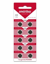 Батарейка часовая Smartbuy AG8-10B (200/2000) SBBB-AG8-10B