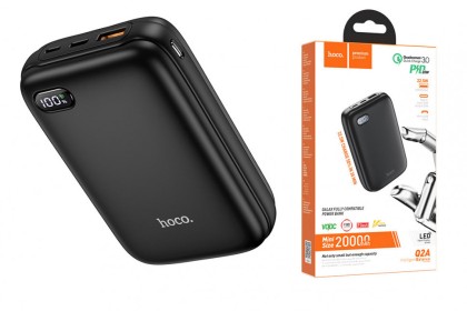 Powerbank Hoco Q2A 20000mAh 1USB/1C 22.5W/20W с дисплеем черный