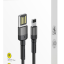 Usb Кабель-зарядка Lightning Baseus Cafule 2.4A 1м CALKLF-GG1 черный