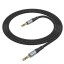 Аудиокабель AUX 3,5mm Hoco 1m UPA26 тканевый черный