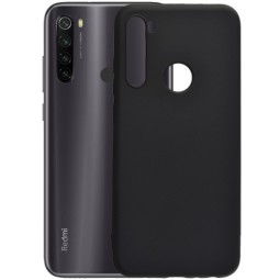 Чехол-накладка для Xiaomi Redmi Note 8T силикон матовый чёрный