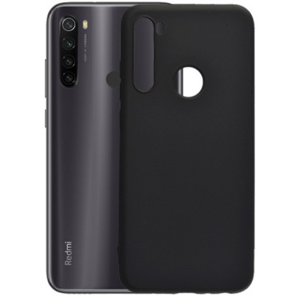 Чехол-накладка для Xiaomi Redmi Note 8T силикон матовый чёрный