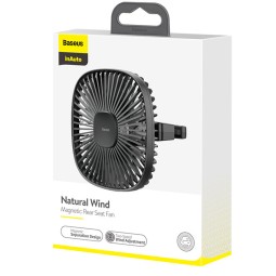 Автомобильный вентилятор Baseus Natural Wind Magnetic Rear Seat Fan CXZR-01 черный