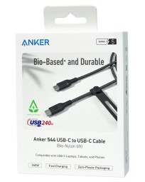 Usb Кабель-зарядка Type-C на Type-C Anker (A80F6P11) 240W 1.8м чёрный