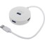 USB 3.0 хаб с выключателями, 4 порта, СуперЭконом круглый, белый, SBHA-7314-W/100