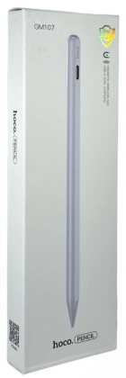 Стилус hoco GM107 Smooth series magnetic rechargeable capacitive pen for iPAD белый