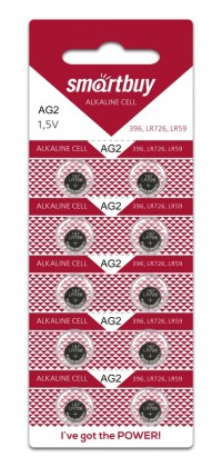 Батарейка часовая Smartbuy AG2-10B (200/2000) SBBB-AG2-10B