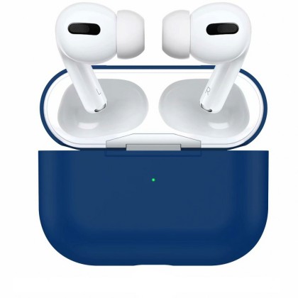 Силиконовый чехол для AirPods Pro полуночно-синий
