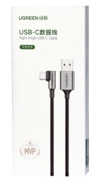 Usb Кабель-зарядка Type-C Ugreen US284 3A 3м серый