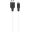 Usb Кабель-зарядка Lightning Hoco X21 Silicone 2A 1м мягкий силиконовый белый
