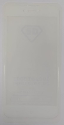 Защитное стекло для Xiaomi Redmi 5A/Go 9D белое
