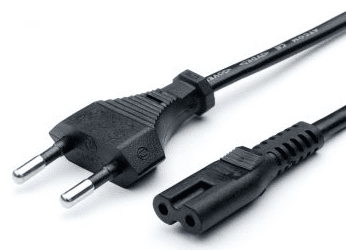 Кабель питания 2pin ATcom 1.8м черный