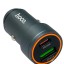 Автомобильное заряд. устр. Hoco Z57A 1USB/1C 30W темно-серый