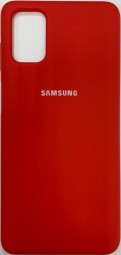 Накладка для Samsung Galaxy M51 Silicone cover красная