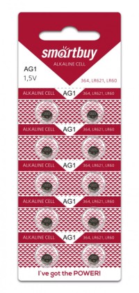 Батарейка часовая Smartbuy AG1-10B (200/2000) SBBB-AG1-10B