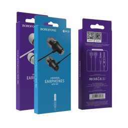 Наушники с микрофоном Borofone BM29 1.2м чёрные