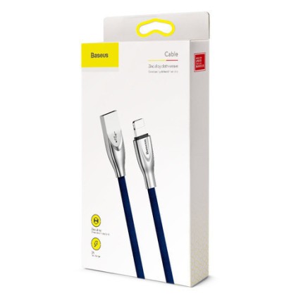 Usb Кабель-зарядка Lightning Baseus Zinc Alloy 2.4A 1м (CALXN-01) черный