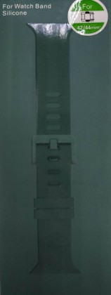 Сменный браслет силиконовый для Apple Watch 42mm с застежкой в коробке бирюзовый