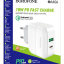 Сетевое зар. устр. Borofone BA46A 1USB/1C PD3.0/QC3.0 3A 18W белое