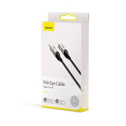 Кабель-зарядка Type-C на Lightning Baseus Fish Eye 18W 1м (CATLYY-01) черный