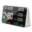 Настольные часы с метеостанцией (температура/влажность/уровень CO2) Air Detector HD05 белые