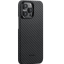 Накладка для i-Phone 15 Pro 6.1" Pitaka Magez Case 4 Aramid Fiber 600D черно-серый