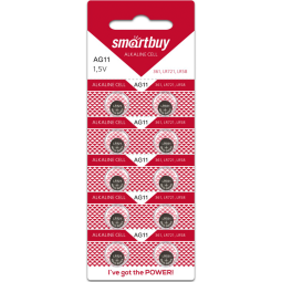 Батарейка часовая Smartbuy AG11-10B (200/2000) SBBB-AG11-10B