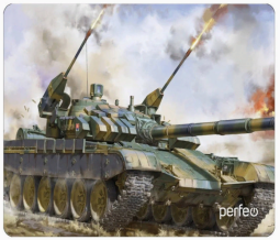 Perfeo Коврик для компьютерной мыши "Tanks", Рис.3 (240*320*3 мм), ткань+резиновое основание