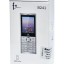 Мобильный телефон F+ B241 2.4"/240x320/2500mAh/2 SIM/MicroSD/ серебристый