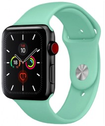 Сменный браслет силиконовая для Apple Watch 42mm бирюзовый