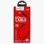 Usb Кабель-зарядка Micro Hoco U39 Slender 2.4A 1.2м плоский в нейлоновой оплётке золотисто-чёрный