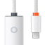 Переходник Baseus Lite series Type-C на RJ45 (WKQX000202) белый