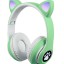 Стереонаушники Bluetooth Полноразмерные JBH Cat STM-28 BT5.0/200mAh зеленые