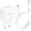 Сетевое зар. устр. Hoco N29 с шнуром Type-C на Type-C 2C 35W белое