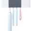 Дезинфицирующий держатель для зубных щеток Xiaomi Liushu Sterilization Toothbrush Holder белый