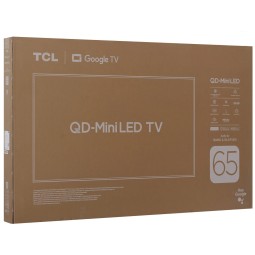 Телевизор TCL QLED 65C7K 2026 RU (4K Ultra HD 3840x2160, Google TV) черный