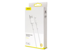 Usb Кабель-зарядка Lightning Baseus Mini 1м (CALSW-02) белый