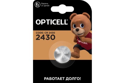 Литиевый элемент питания Opticell CR2430 BL1
