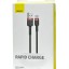Usb Кабель-зарядка TYPE-C Baseus Cafule 2A 2м (CATKLF-C91) чёрно-красный