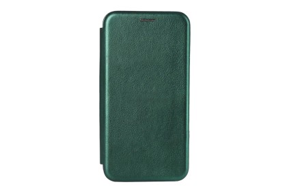 Чехол-книжка Xiaomi redmi 13C Fashion Case кожаная боковая зеленая