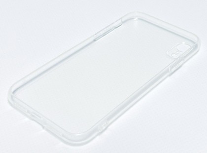 Чехол-накладка силикон 1.5мм i-Phone XR 6.1" прозрачный с закрытой камерой