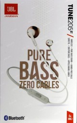 Беспроводные наушники для спорта JBL TUNE 205BT BT4.1/120mAh/6ч золотые