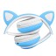 Стереонаушники Bluetooth Полноразмерные JBH Cat STM-28 BT5.0/200mAh голубые