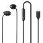 Наушники с микрофоном Remax RM-619i Lightning черные