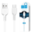 Usb Кабель-зарядка Type-C Hoco X20 Flash 3A 1м силиконовый белый