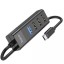 USB-C хаб Hoco HB25 4 порта 3 USB2.0/1 USB3.0 черный